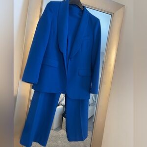 NWOT Zara Royal Blue suit